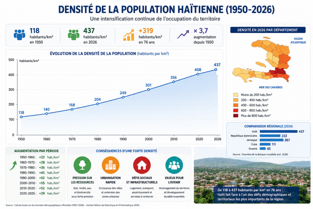 Densité en Haïti